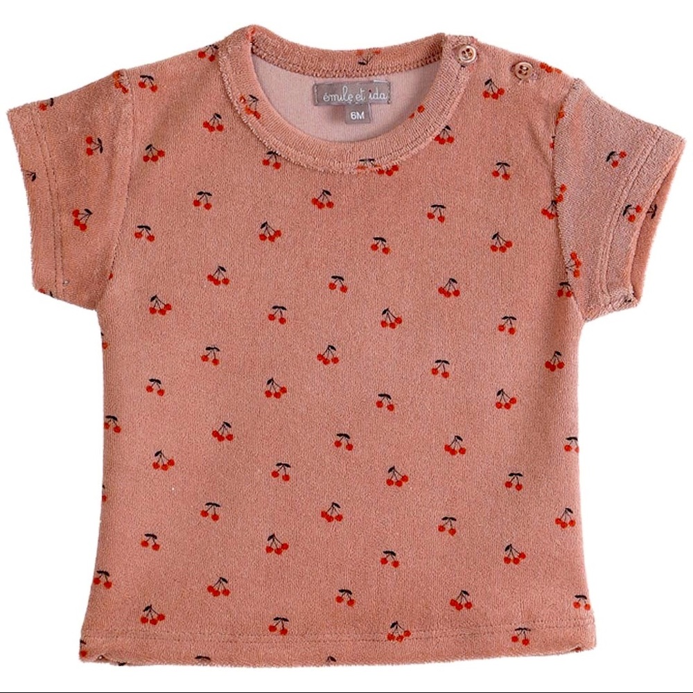 🍒 Terry cloth Cherry Tee 🍒